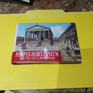 Vtg 1964 Pompeii Herculaneum And The Villa Jovis, Capri Past And Present Guide.